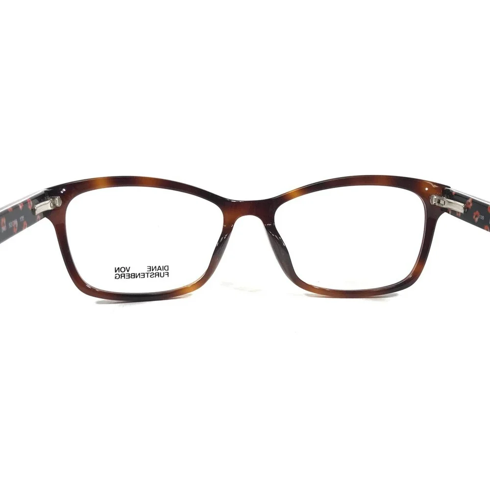Diane von Furstenberg Eyeglasses Frames DVF5129 240 Tortoise Floral 52-16-135